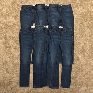 6 Pairs of Girls Old Navy Skinny Jeans - Size XXL 16